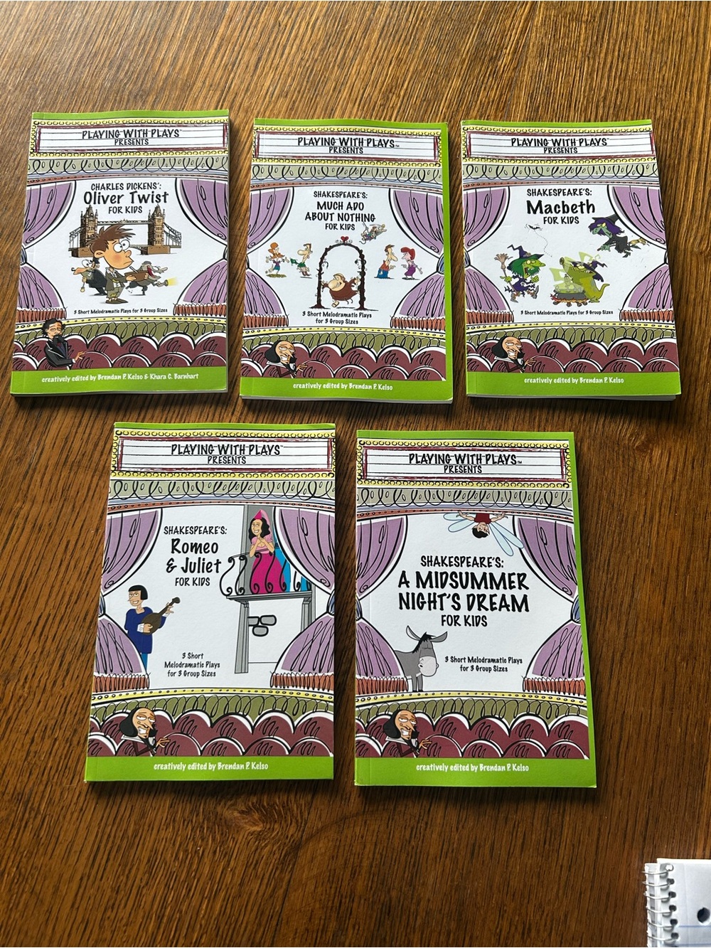 Kids Shakespeare Playing With Plays Books 5 Paperback Books Homeschooling
